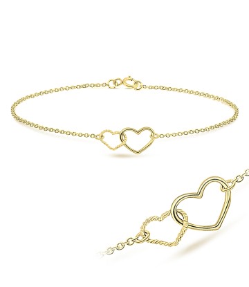 Gold Plated Silver Anklets ANK-105-GP